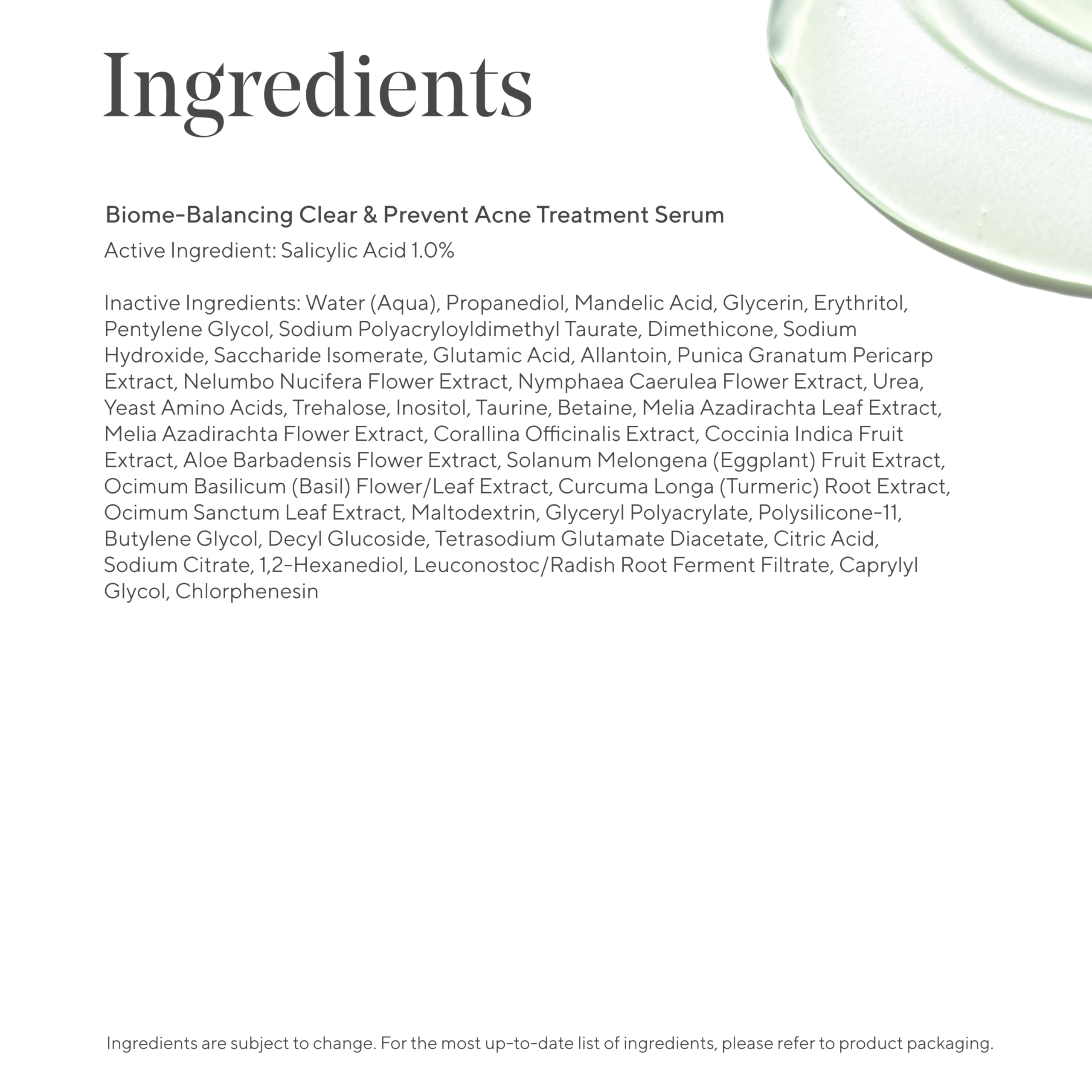 Murad Biome-Balancing Serum : non comédogène et doux
