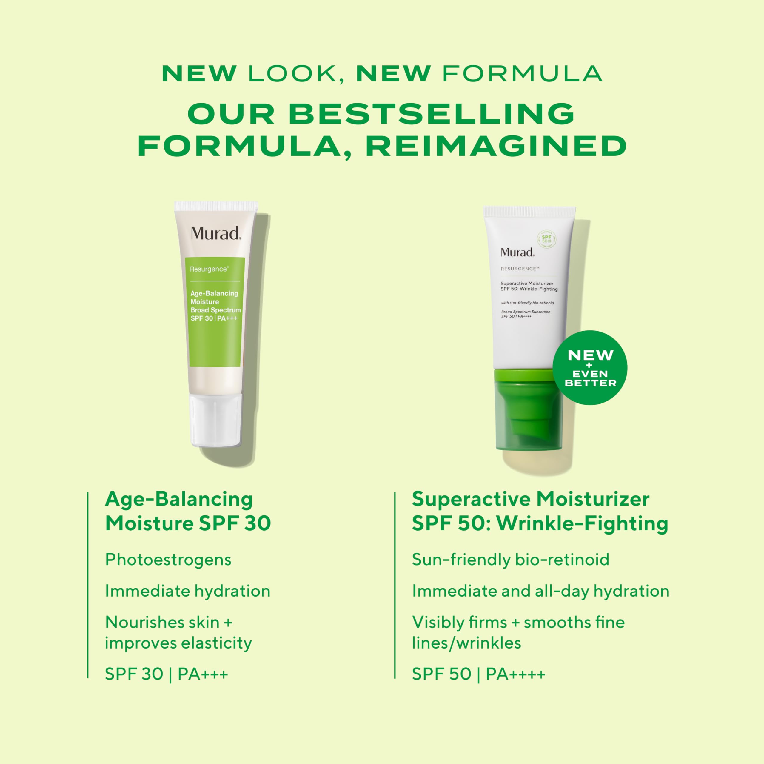 Murad Superactive deja acabado natural y radiante para un aspecto saludable.