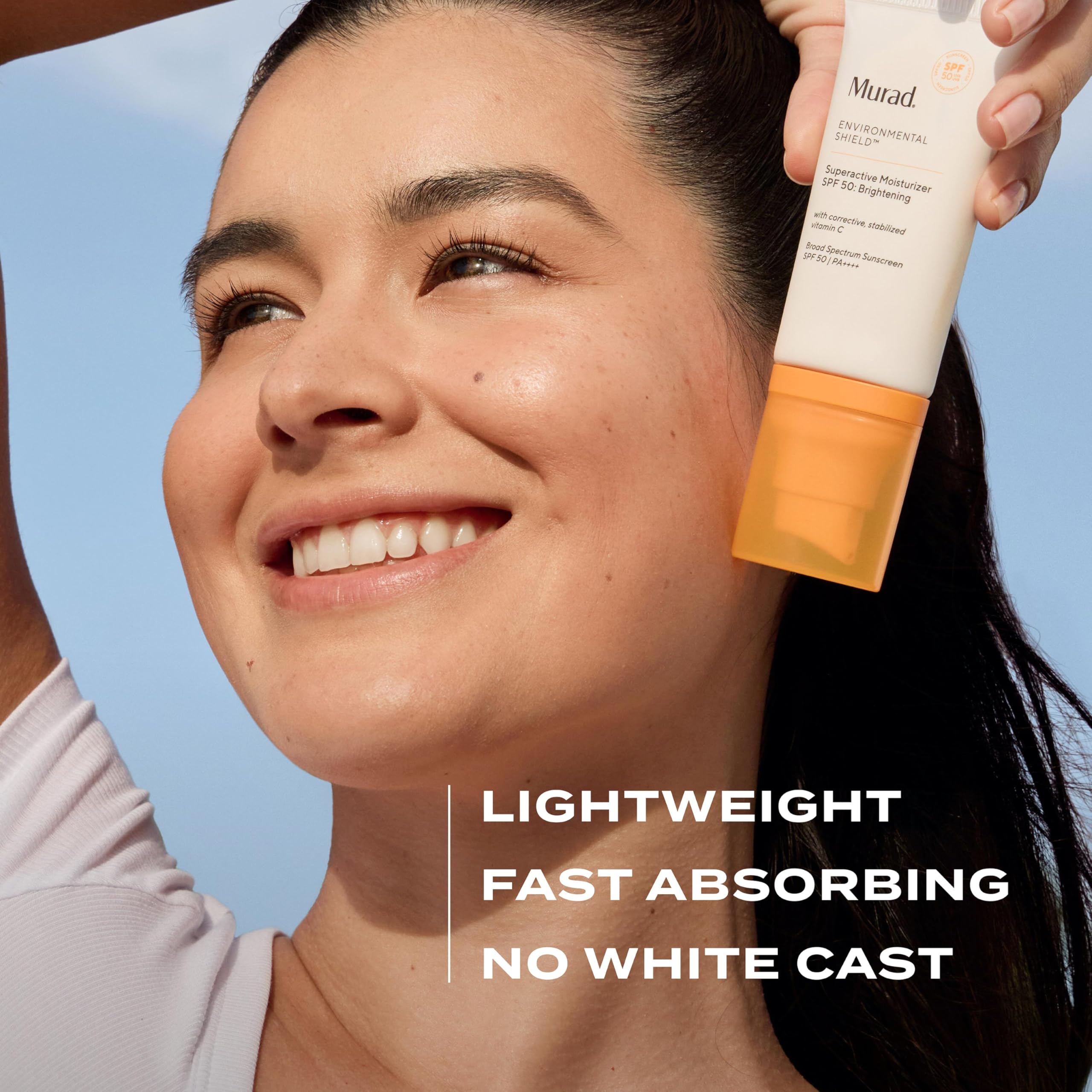 Murad sin residuo blanco, perfecto con maquillaje.