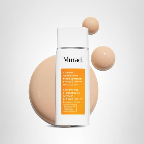 Murad City Skin Age Defense SPF50, textura ligera que se absorbe rápido.