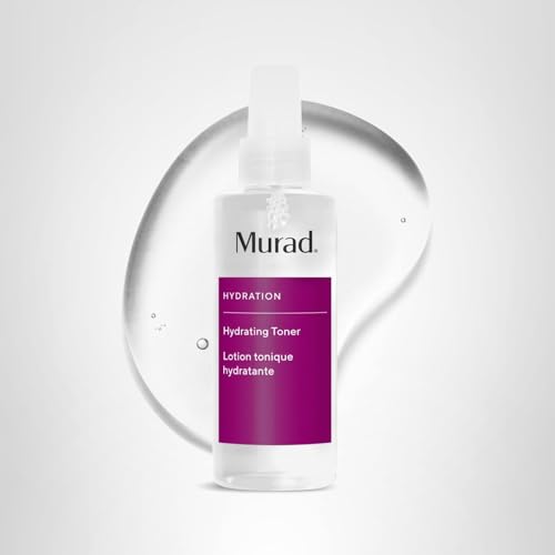 Emballage Murad tonique hydratant, pratique et compact pour routine quotidienne.