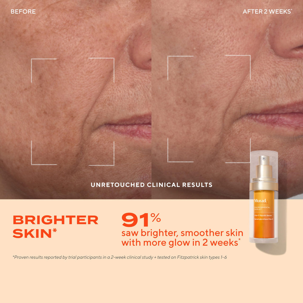Fórmula sin parabenos de Murad Vita-C Glycolic Serum