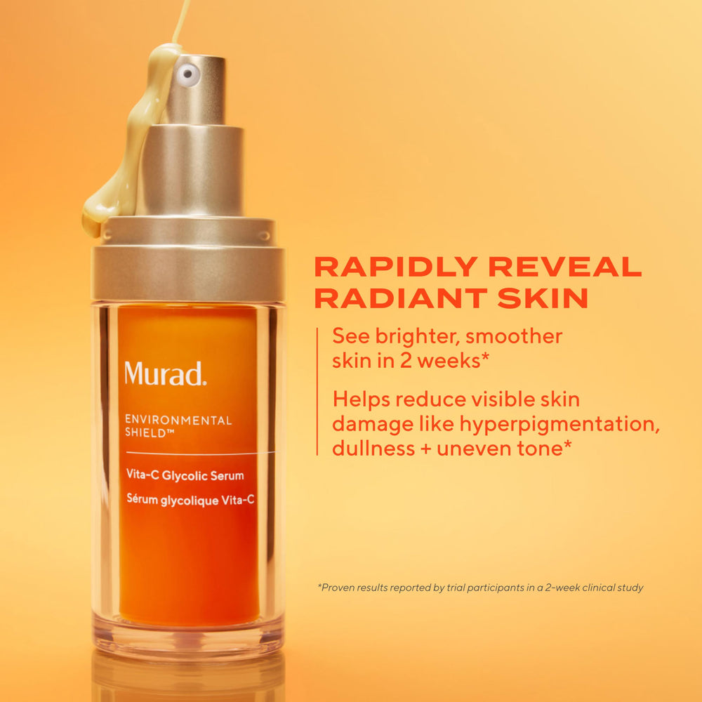 Textura ligera de Murad Vita-C Glycolic Serum para piel sensible