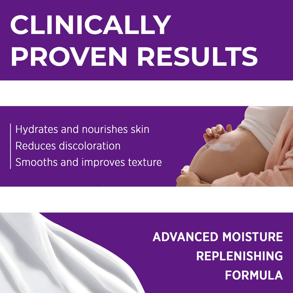 Ideal para uso durante embarazo y posparto en abdomen y senos con MURASAKI BEAUTY.