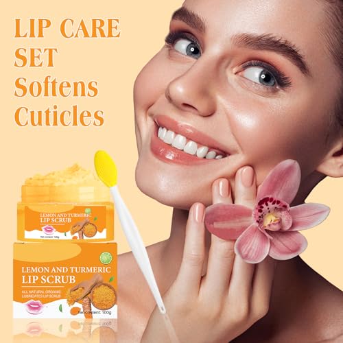 Brocha de MUREND para aplicar el exfoliante labial con precisión.