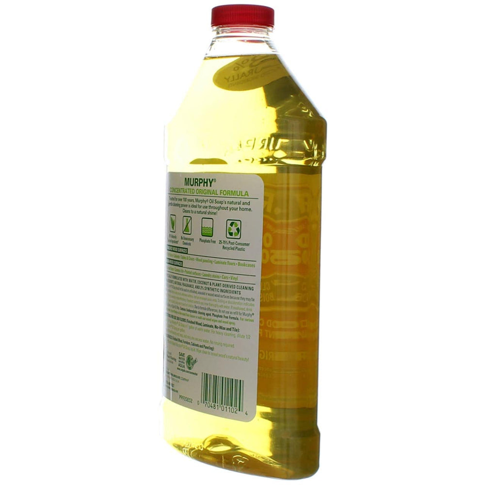 Murphy Original Oil Soap deja suelos de madera limpios y protegidos.