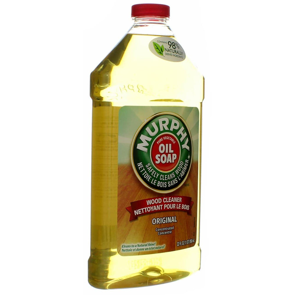 Murphy Original Oil Soap aporta brillo suave y acabado natural en madera.