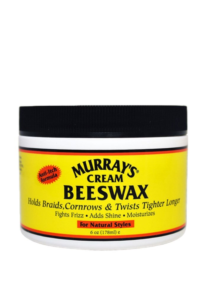 Murray's Crema de Cera de Abejas, envase visible, brinda brillo suave para el peinado diario