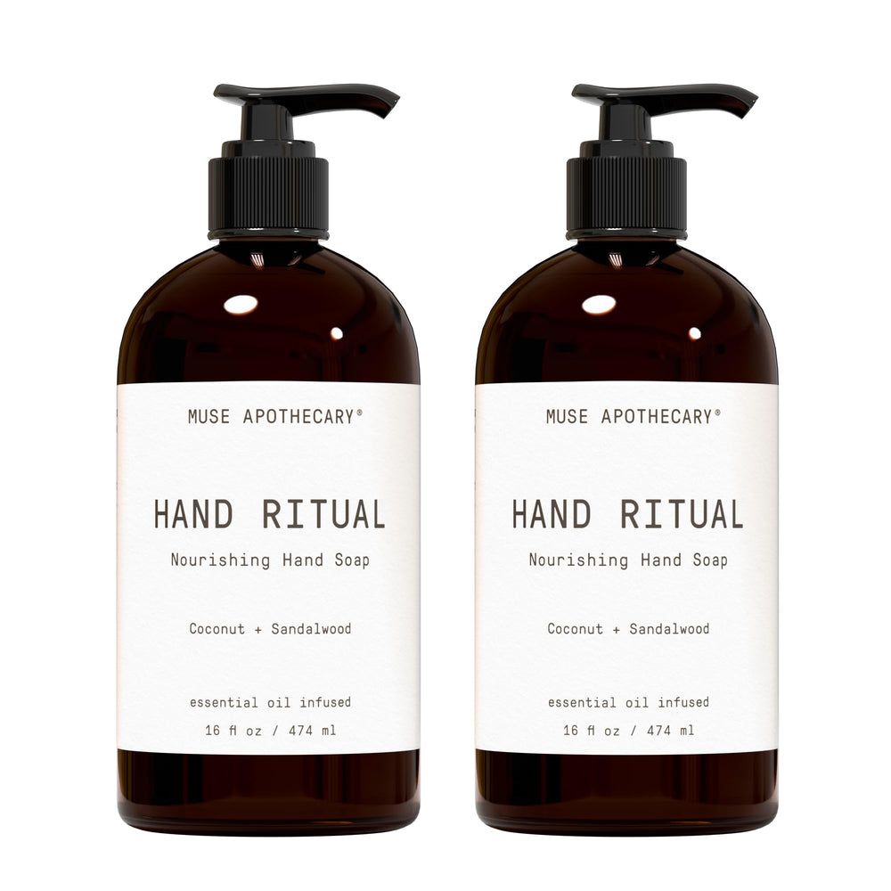 Muse Apothecary Hand Ritual: botella de 16 oz para lavado aromático.