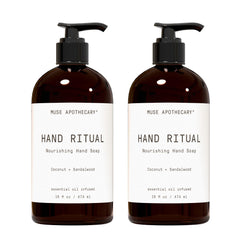Muse Apothecary Hand Ritual: botella de 16 oz para lavado aromático.
