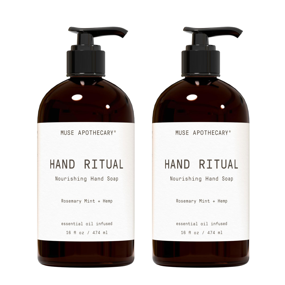 Muse Apothecary Hand Ritual, botella aromática para lavado de manos con aroma suave