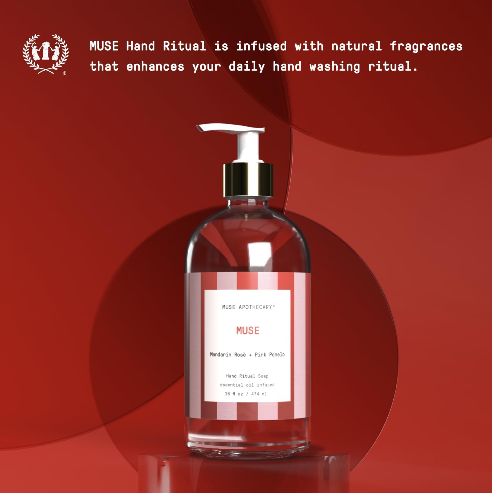 Muse Apothecary Hand Ritual: textura suave y pH equilibrado cuidan piel sensible.