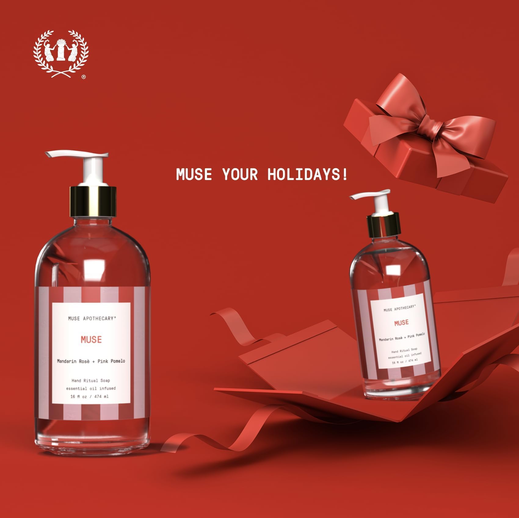 Muse Apothecary Hand Ritual: envase regalo elegante para San Valentín.