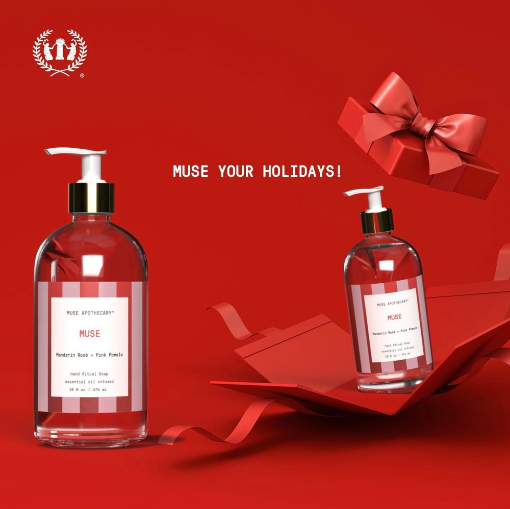 Muse Apothecary Hand Ritual: envase regalo elegante para San Valentín.