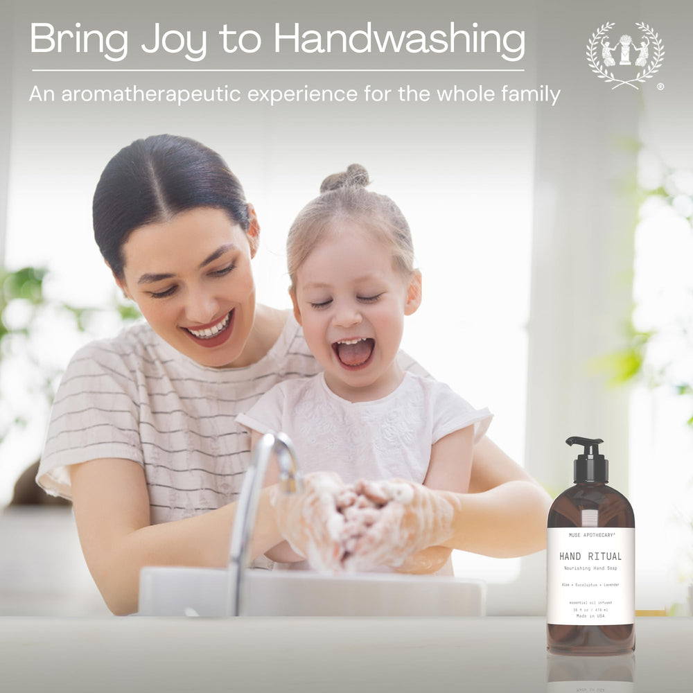 Muse Apothecary Hand Ritual, libre de químicos agresivos para piel sensible.
