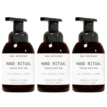 Muse Apothecary Ritual de manos: botella de jabón espumoso para un cuidado suave