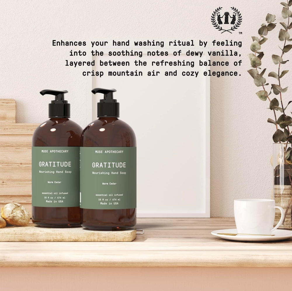 Muse Apothecary Rituel Main – huiles essentielles naturelles apportant un arôme relaxant