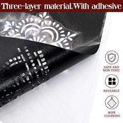 MuseLuxe Henna: plantilla para rostro, estilo rápido para maquillaje temporal.