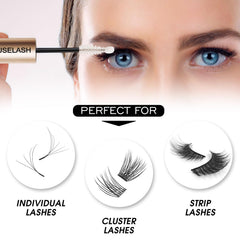 MUSELASH sellador para pestañas en bote, protege y sella extensiones con naturalidad.