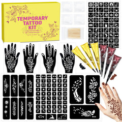 MuseLuxe 126 plantillas tatuajes, diseño temporal fácil y creativo