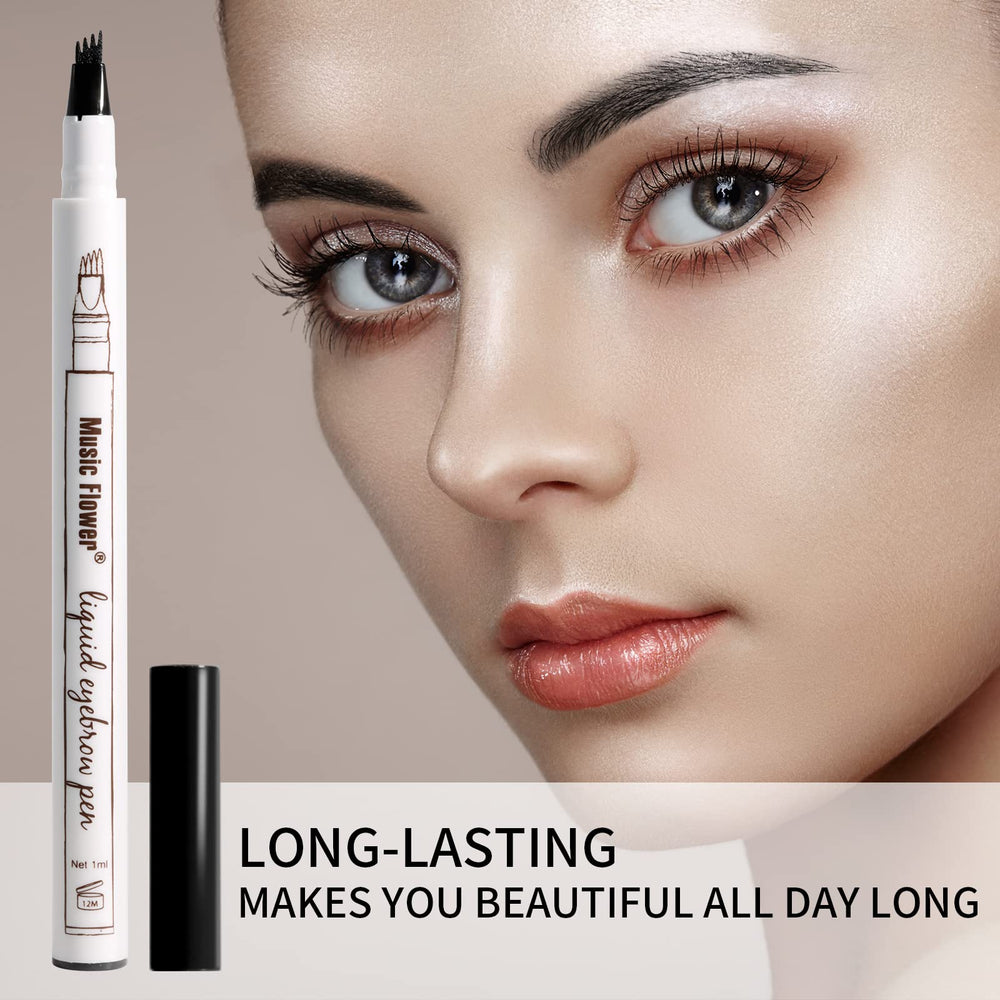 Music Flower Acabado natural para cejas suaves y definidas.