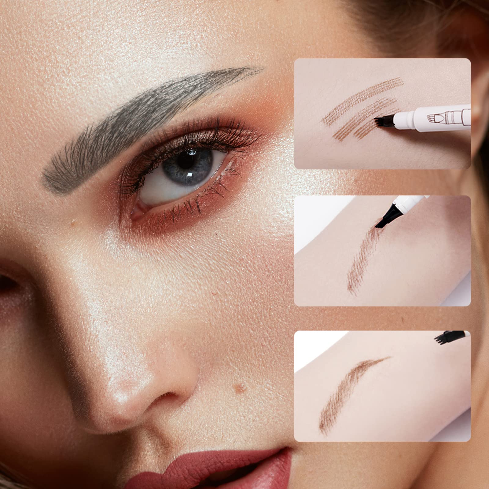Music Flower Eyebrow Pen regalo ideal para amigas