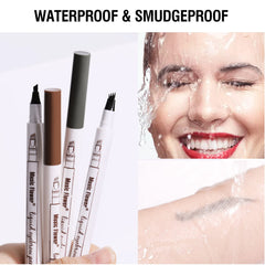 Music Flower Eyebrow Pen resistente al agua para uso diario
