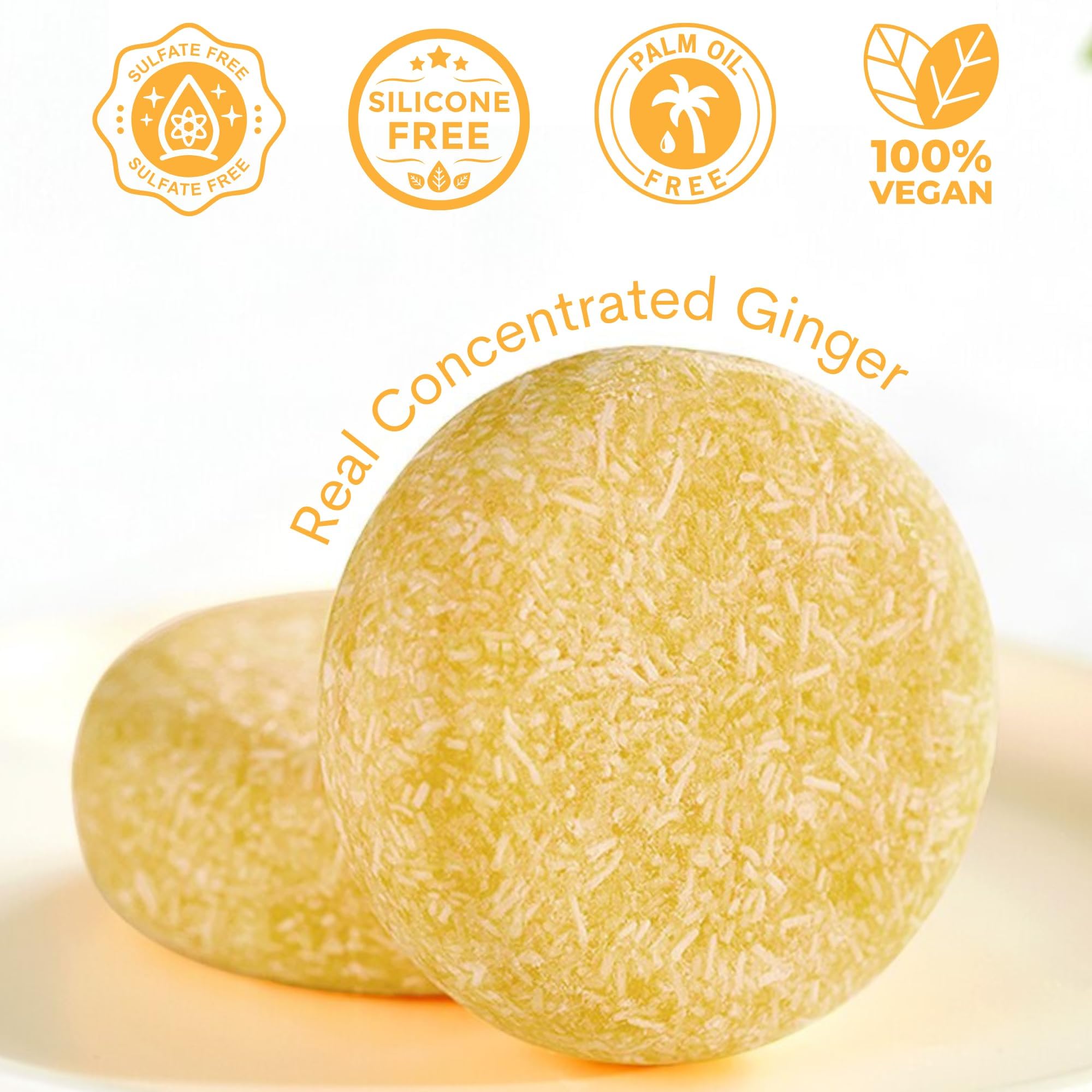 Uso en la ducha: champú Muun Ginger genera espuma suave.