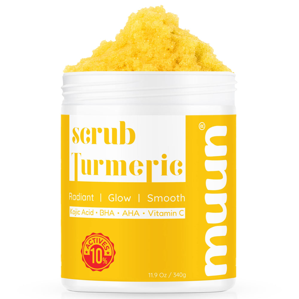 Muun Turmeric Scrub, envase ecológico y reciclable