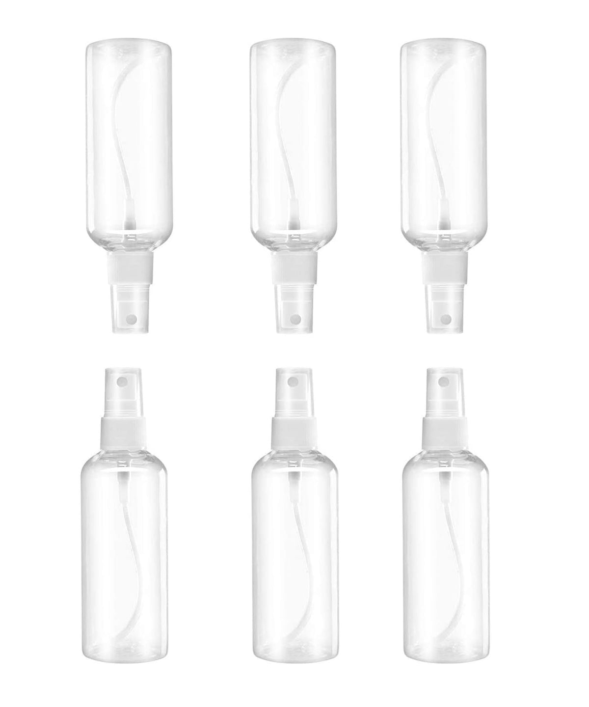 Muuzll botellas atomizadoras recargables, 2oz, ideales para viajar y cosméticos.