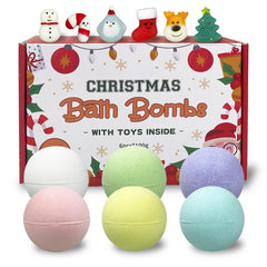 Muyiz bombas-bano-navidad-6-colores-fragrancias muestra una experiencia aromática