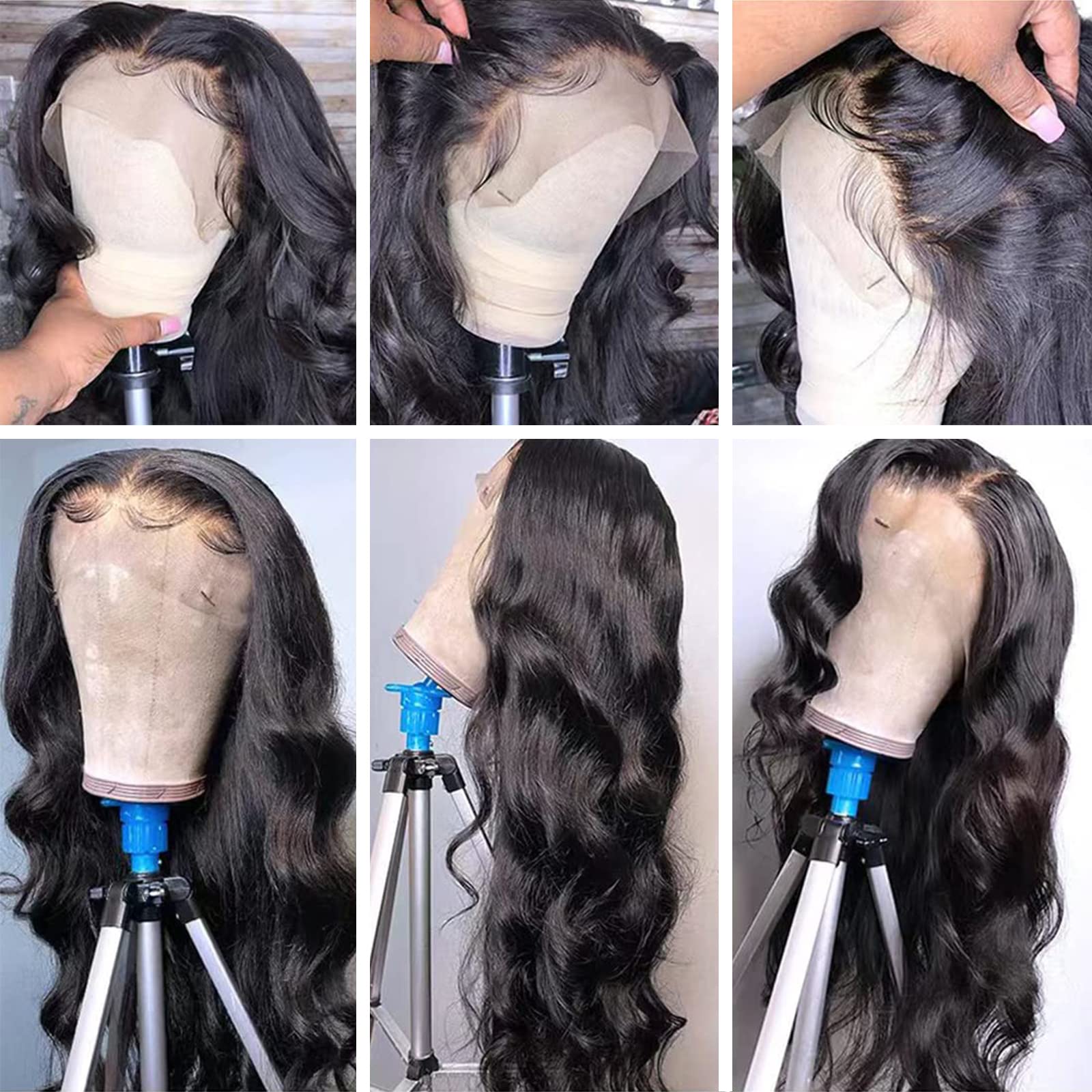 Línea de cabello prepeinada MUZOJET para inicio de peinado más natural.