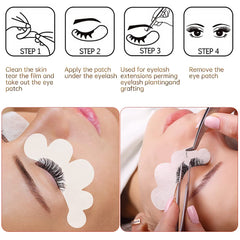 Parche de ojos con curva profunda de myaokue-up ofrece ajuste cómodo