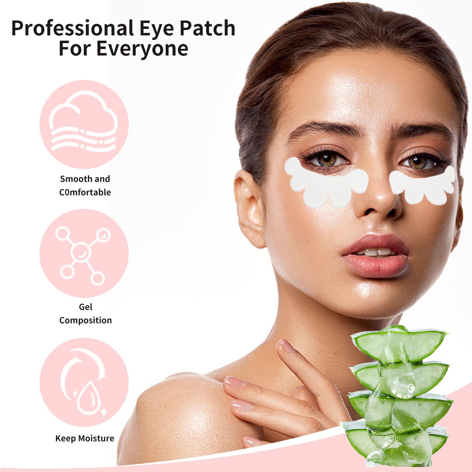 Uso profesional para extensiones de pestañas y cuidado del contorno con myaokue-up