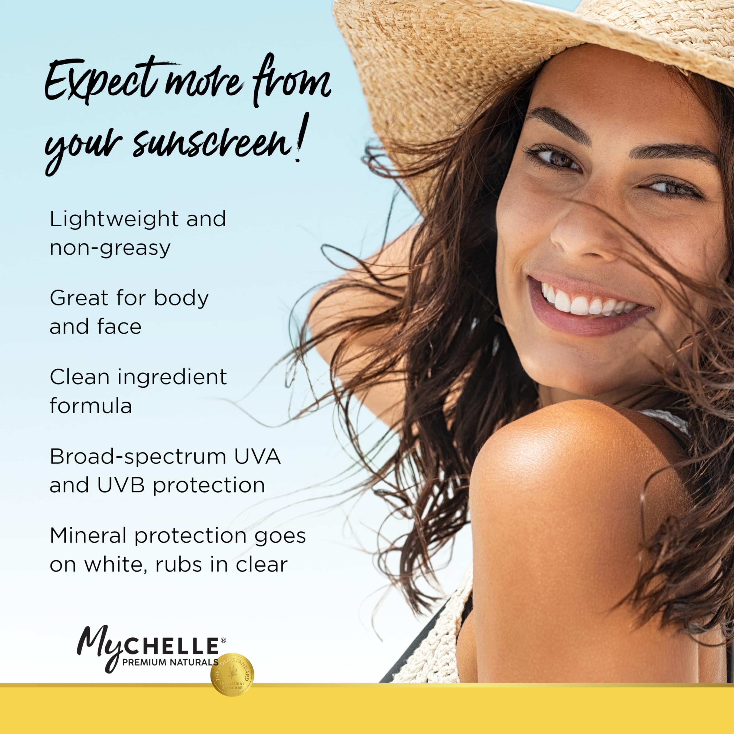 MyChelle Sun Shield Clear Spray con jojoba hidrata y protege del sol.