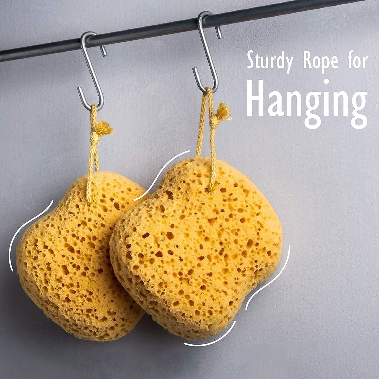 myHomeBody esponja de baño confortable para duchas rápidas y limpias