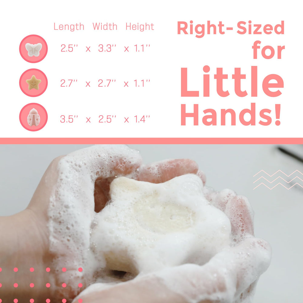 Esponja de konjac myHomeBody en forma de mariquita, ideal para estimular juego y exploración en el baño.