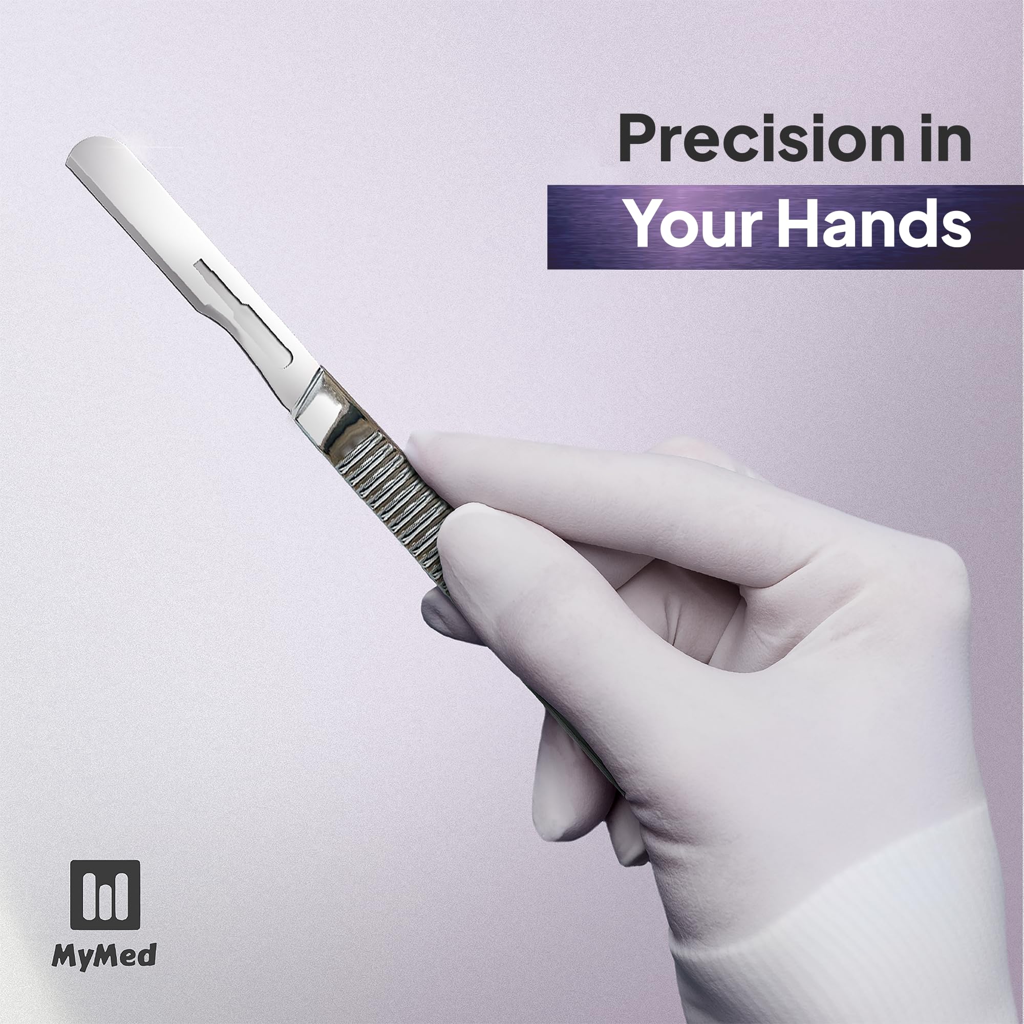MyMed Dermaplane diseño mejorado para un agarre estable durante la sesión.