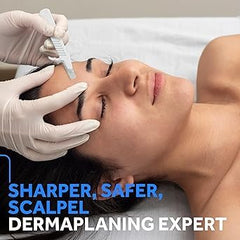 MyMed Dermaplane mango ergonómico, agarre cómodo para un manejo estable.