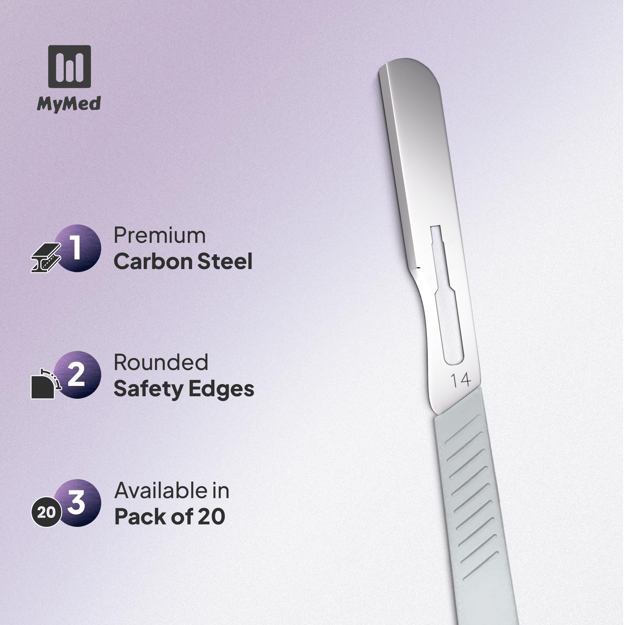 MyMed rasor-dermaplaning-mango-ergonomico: agarre seguro y control durante la sesión