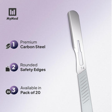 MyMed rasor-dermaplaning-mango-ergonomico: agarre seguro y control durante la sesión