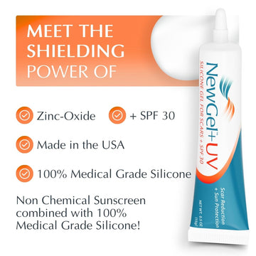 MyNewGel Plus: aplicación suave para cicatrices expuestas al sol.
