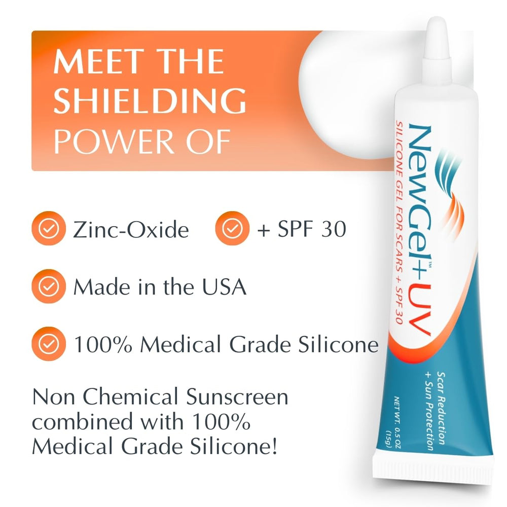 MyNewGel Plus: aplicación suave para cicatrices expuestas al sol.