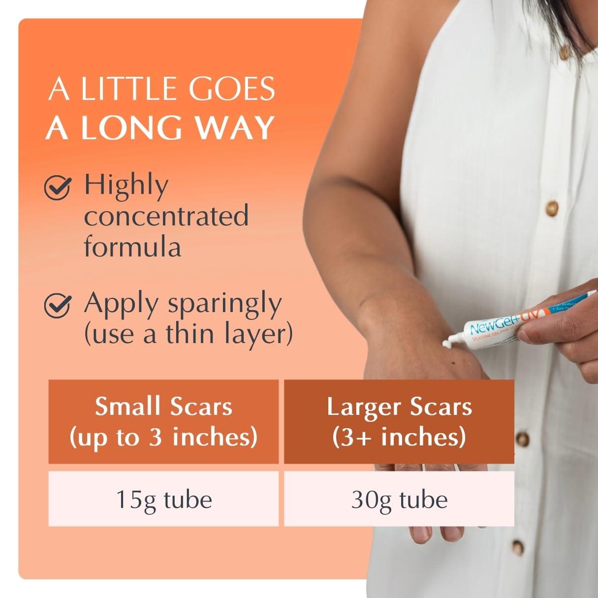 MyNewGel Plus: ideal para cicatrices antiguas y nuevas.