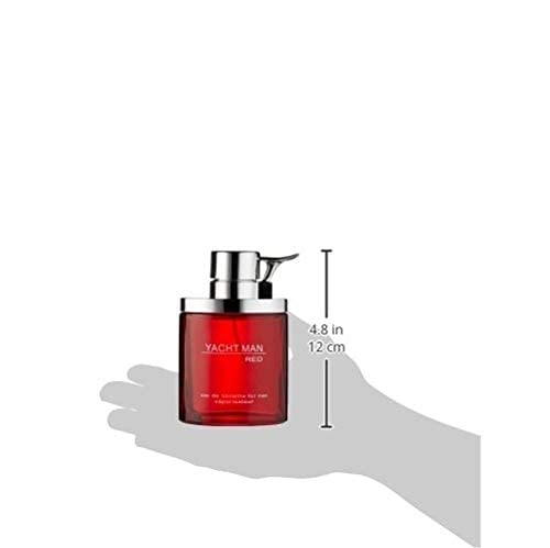 Myrurgia Yacht Man Red, uso diario versátil para oficina y encuentros casuales.