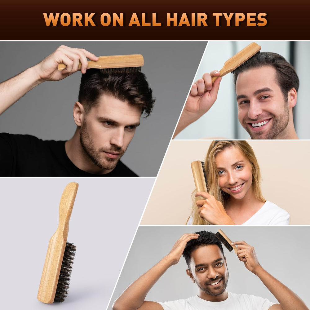Cerdas rígidas de Myselect para cabello grueso y difícil.