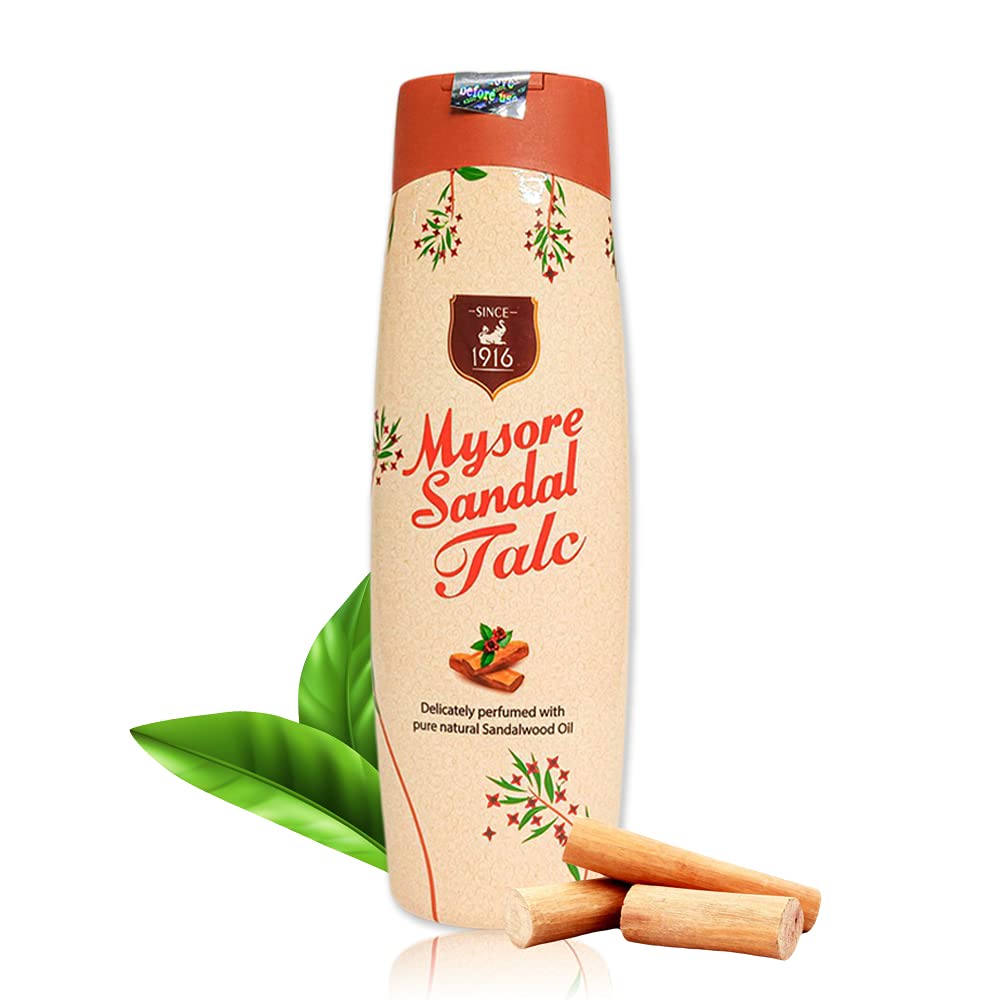 Mysore Sandal Talco fragancia refrescante: aroma agradable que perdura