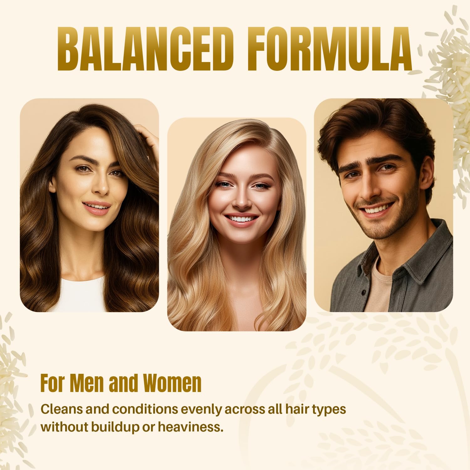 Fórmula sin sulfatos de MYSTÉRE BEAUTÉ protege el cabello