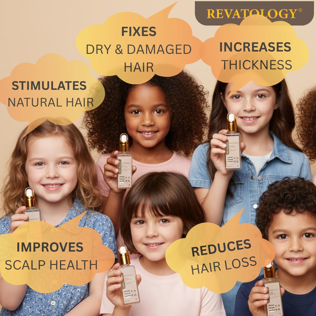 Mystique Abundance REVATOLOGY: goutte-serum cheveux enfant, hydratation du cuir chevelu