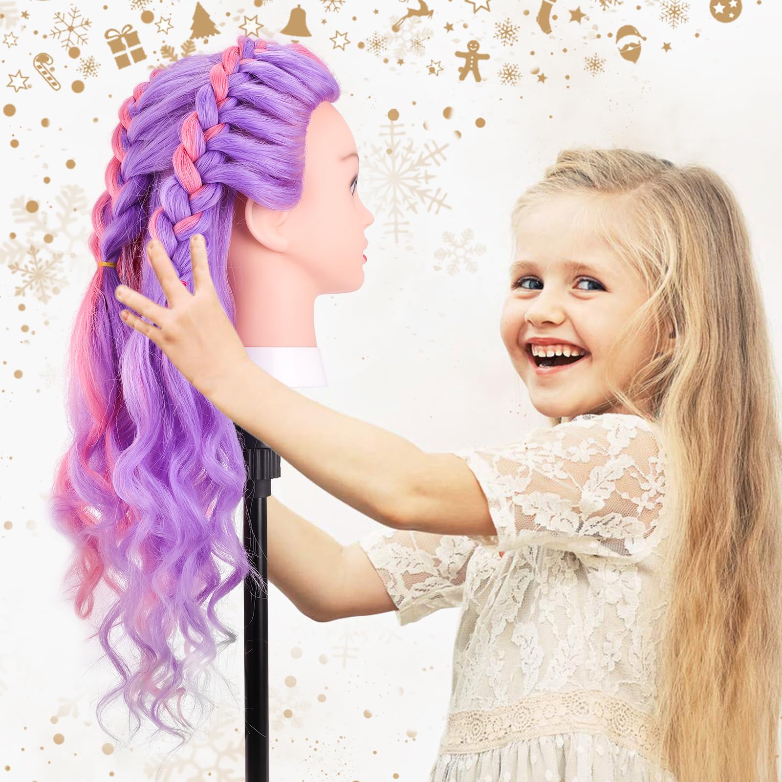 Set de herramientas para peinado y trenzas para practicar